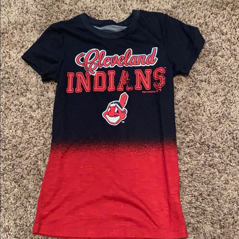 Girls Cleveland Indians Short, Size Medium